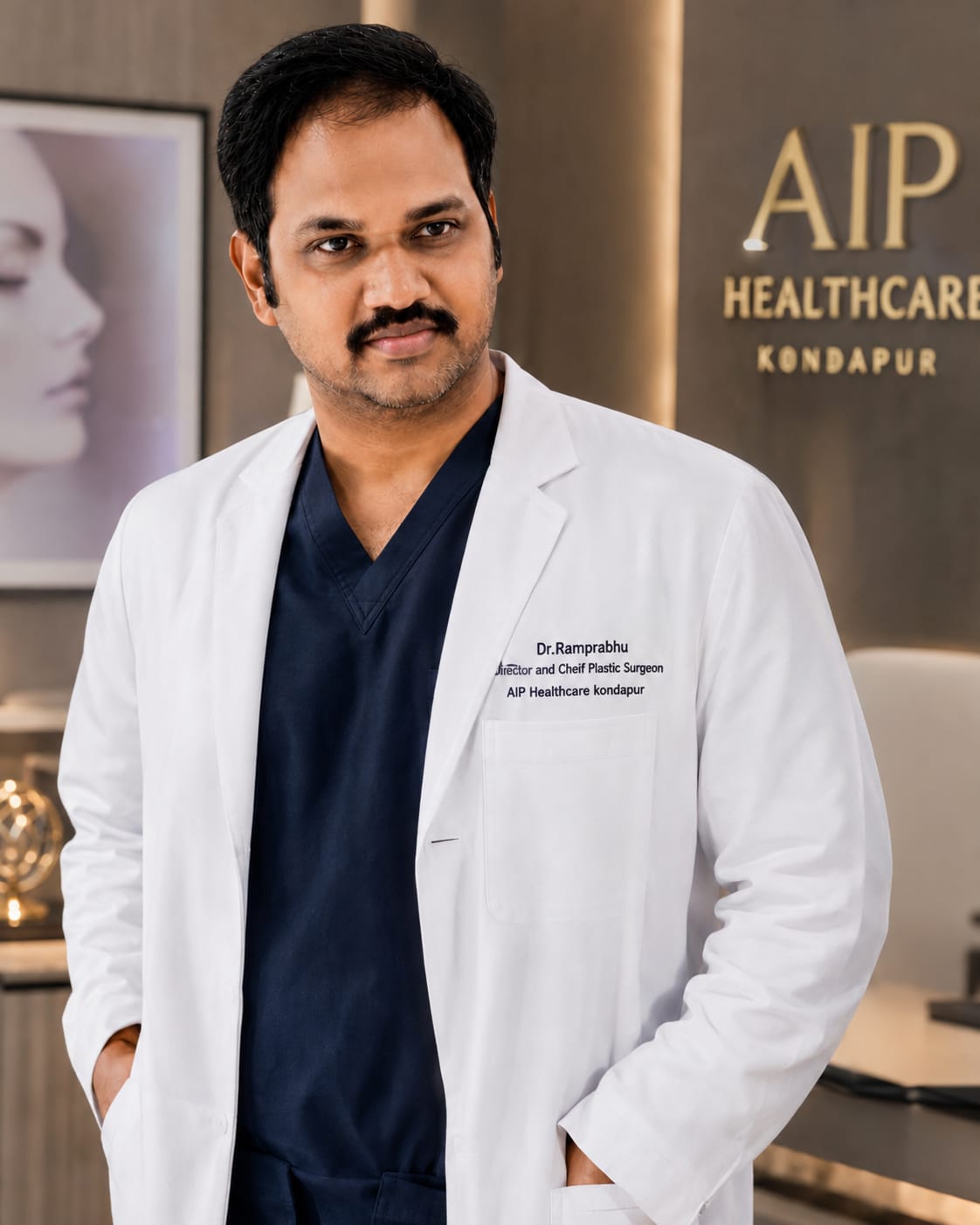 Dr. M. Ram Prabhu — Lead Plastic & Cosmetic Surgeon, AIP Healthcare Hyderabad